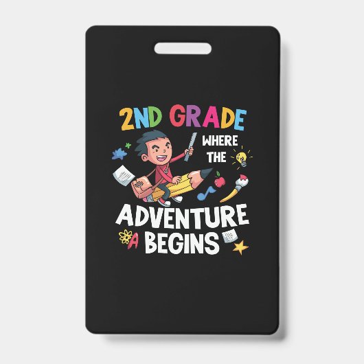 2e graad leraar 2e graad avontuur begint badge (Voorzijde)
