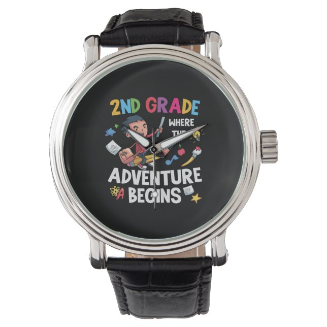 2e graad leraar 2e graad avontuur begint horloge (Voorkant)