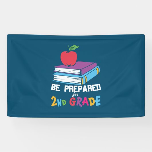 2e graad leraar bereid voor 2e graad spandoek (Horizontaal)