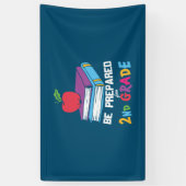 2e graad leraar bereid voor 2e graad spandoek (Verticaal)