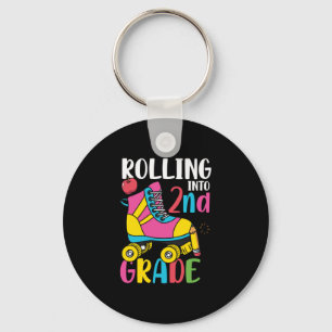 2e graad leraar die naar 2e graad rolt sleutelhanger