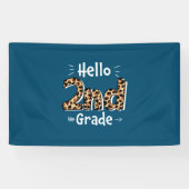2e graad leraar Hallo leopard 2e graad Spandoek (Horizontaal)