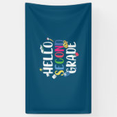 2e graad leraar Hallo tweede graad Spandoek (Verticaal)