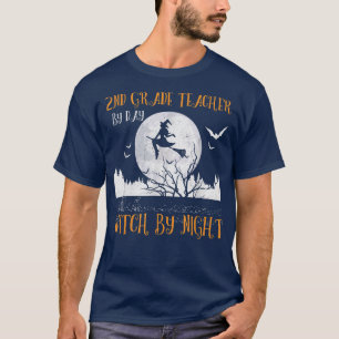 2e graad leraar per dag getuige van nachtelijke vr t-shirt