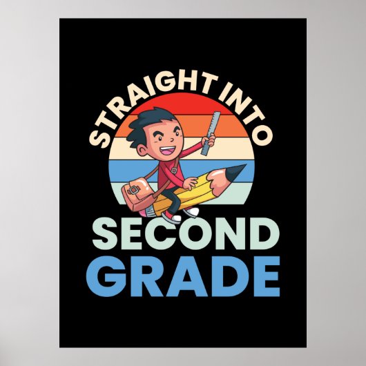 2e graad leraar recht in tweede rang poster (Voorkant)
