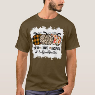 2e graad leraar terug naar school pompoenHerfst Te T-shirt