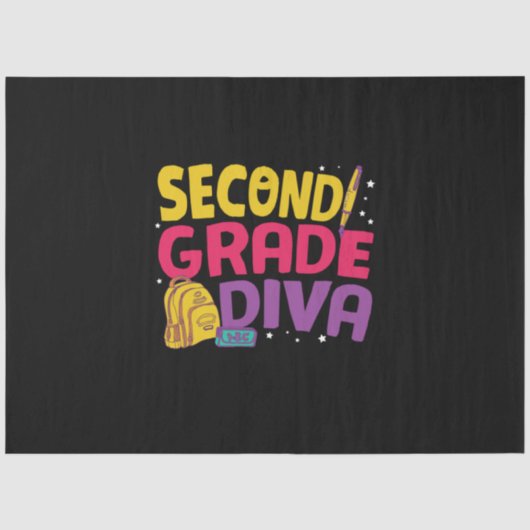 2e graad leraar tweede graad diva tissuepapier (Voorkant)