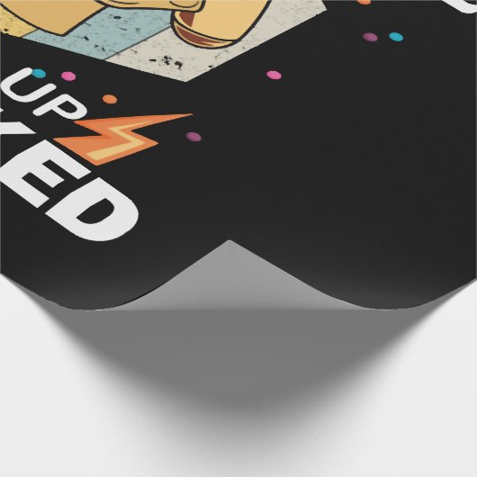 2e graad ontgrendeld niveau terug naar school eers cadeaupapier (Hoek)