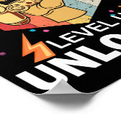 2e graad ontgrendeld niveau terug naar school eers poster (Hoek)