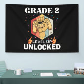 2e graad ontgrendeld niveau terug naar school eers spandoek (Beurs)