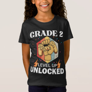 2e graad ontgrendeld niveau terug naar school eers t-shirt