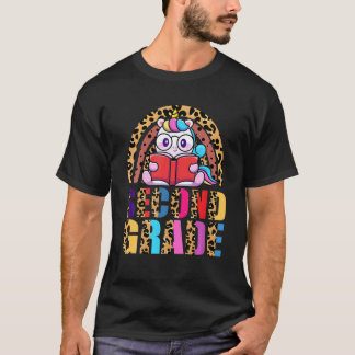 2e graad regenboogluipaard Unicorn lerarenstudent T-shirt