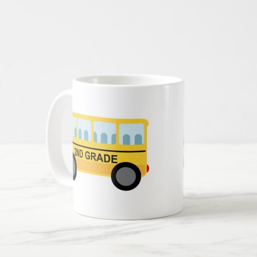 2e graad (schoolbus) Gift Koffiemok (Voorkant links)