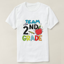 2e graad Team 2e graad dik didactische cadeaus T-shirt
