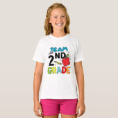 2e graad Team 2e graad dik didactische cadeaus T-shirt (Voorkant volledig)