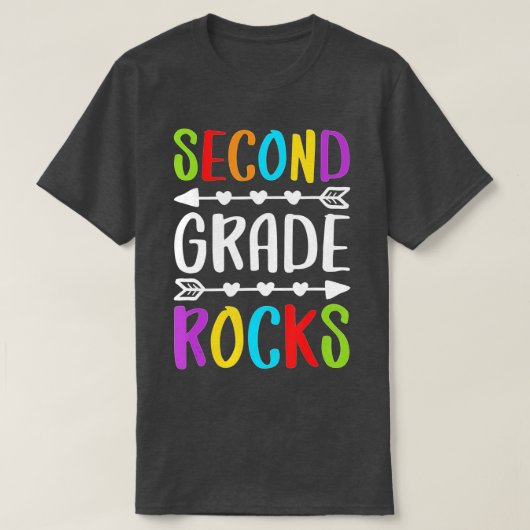 2e graad terug naar school t-shirt (Design voorkant)