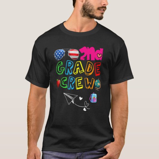 2e graad vierkant lerarenteam tweede graad Rocks K T-shirt (Voorkant)