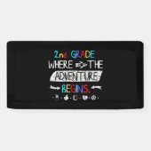 2e graad waar het avontuur begint spandoek (Horizontaal)