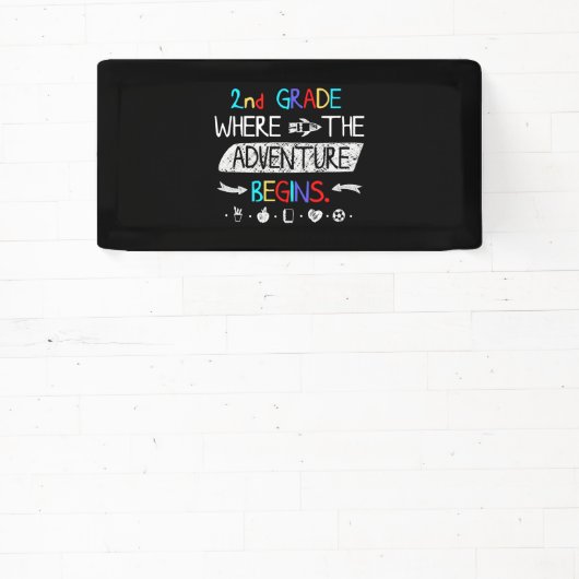 2e graad waar het avontuur begint spandoek (Insitu)