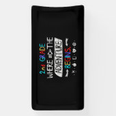 2e graad waar het avontuur begint spandoek (Verticaal)