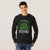 2e graadkreeft leraar regenboog St Patricku2019s D T-shirt (Voorkant volledig)