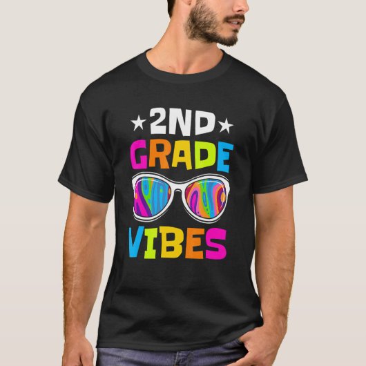 2e graads zonnebril naar school 2e gr t-shirt (Voorkant)