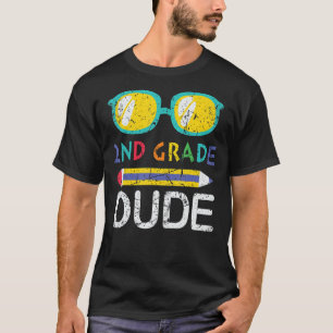 2e grade Gast Zonneglazen  Koel Boys Terug T T-shirt