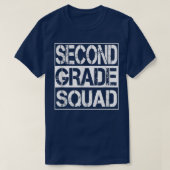 2e Grade Squad Terug naar school Tweede graad T-shirt (Design voorkant)