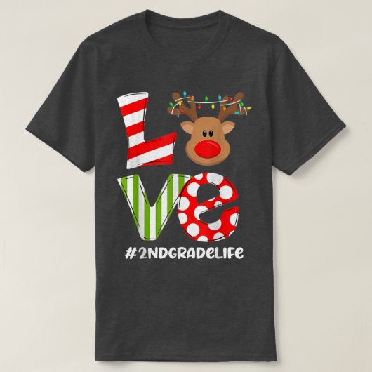 2e gradenliefdesrendierlichtrendierentuin t-shirt (Design voorkant)