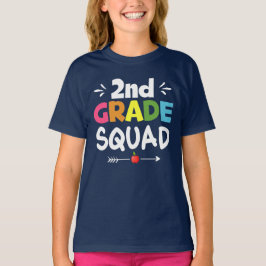 2e gradenvierkant meisje T-Shirt