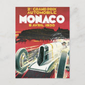 2e Grote Prijs van Monaco Briefkaart (Voorkant)
