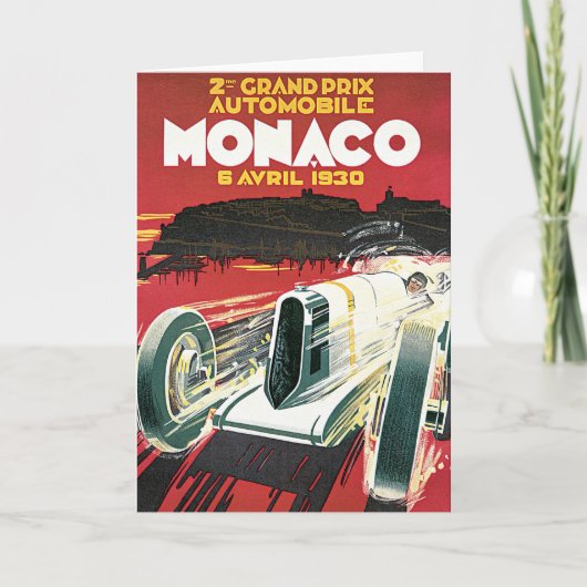 2e Grote Prijs van Monaco Kaart (Voorkant)