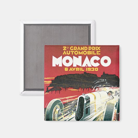 2e Grote Prijs van Monaco Magneet (Voorkant / Achterkant)