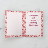 2e huwelijksverjaardagskaart - Katoen Kaart (Binnen)