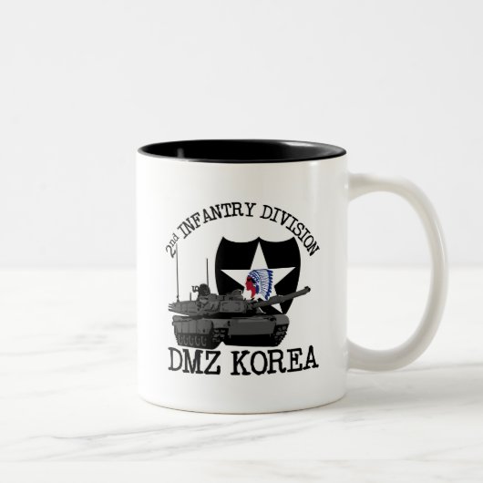 2e ID DMZ Korea Vet Tweekleurige Koffiemok (Rechts)