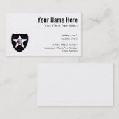 2e ID Klasse A Patch Visitekaartje (Voorkant / Achterkant)