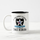 2e ID Korea DMZ Vet met CIB Tweekleurige Koffiemok (Links)