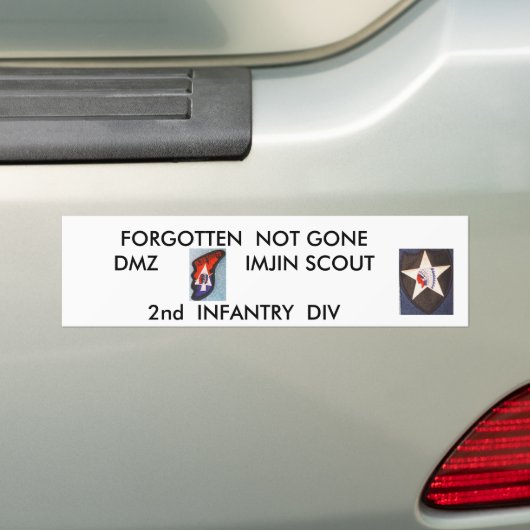 2e Inf    DivImjin Scout Bumpersticker (Op auto)