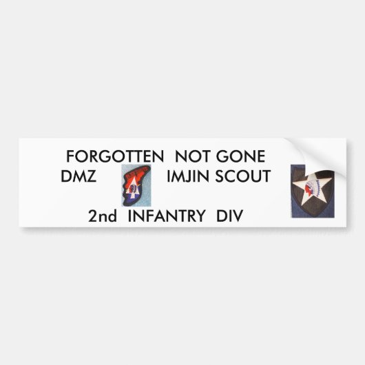 2e Inf    DivImjin Scout Bumpersticker (Voorkant)