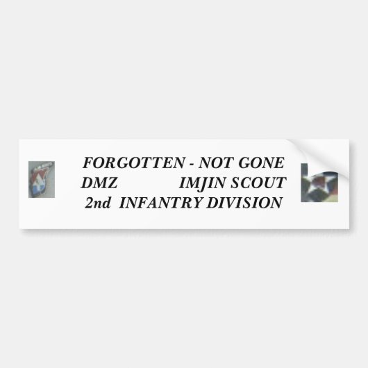 2e Inf    DivImjin Scout Bumpersticker (Voorkant)