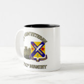 2e Inf Reg. - Vietnam Tweekleurige Koffiemok (Voorkant links)