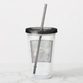 2e infanteriediv Irak Combat veteran Acrylpluche Acryl Drinkbeker (Achterkant)