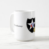 2e Infanteriediv SSI met 9e Inf DUI-Mok Koffiemok (Voorkant links)