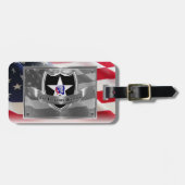 2e infanteriedivisie bagagelabel (Voorkant horizontaal)