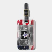 2e infanteriedivisie bagagelabel (Voorkant verticaal)