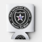 2e infanteriedivisie blikjeskoeler (Achterkant)