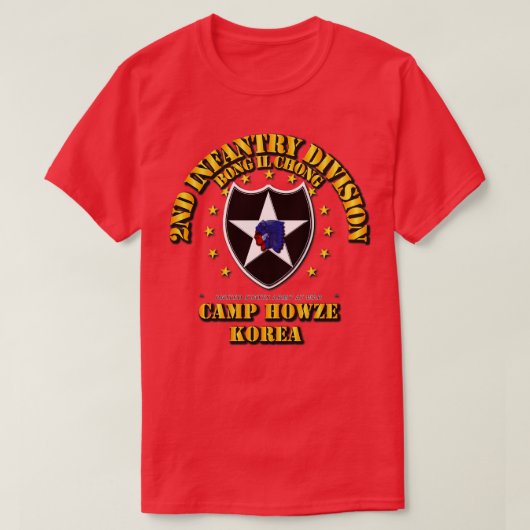 2e Infanteriedivisie Camp Howze T-shirt (Design voorkant)