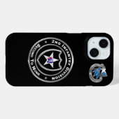 2e infanteriedivisie Case-Mate iPhone case (Achterkant (horizontaal))
