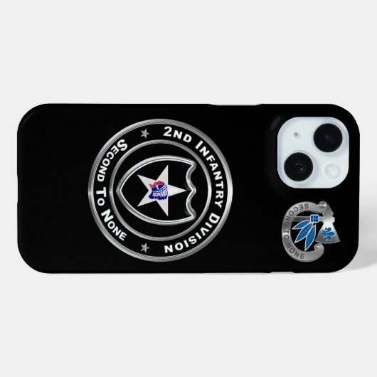 2e infanteriedivisie Case-Mate iPhone case (Achterkant (horizontaal))