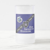 2e infanteriedivisie Gift Frosted Mok (Center)